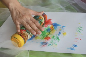 S'amuser et peindre pour des enfants handicap&eacute;s