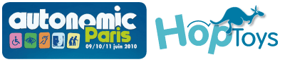 Logo Hop'Toys et Autonomic Paris