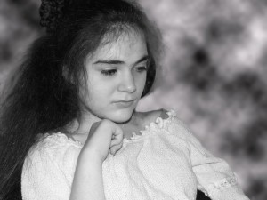 Mélanie est une jeune fille atteinte du syndrome de Rett