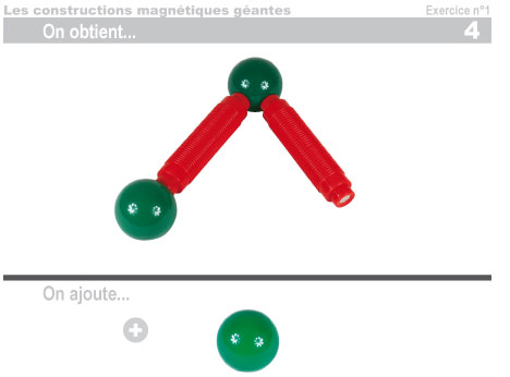 Les constructions magnétiques géantes - Exercice 1 - 5