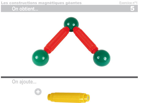 Les constructions magnétiques géantes - Exercice 1 - 6