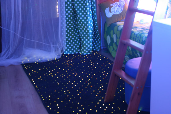 alfombra luminosa