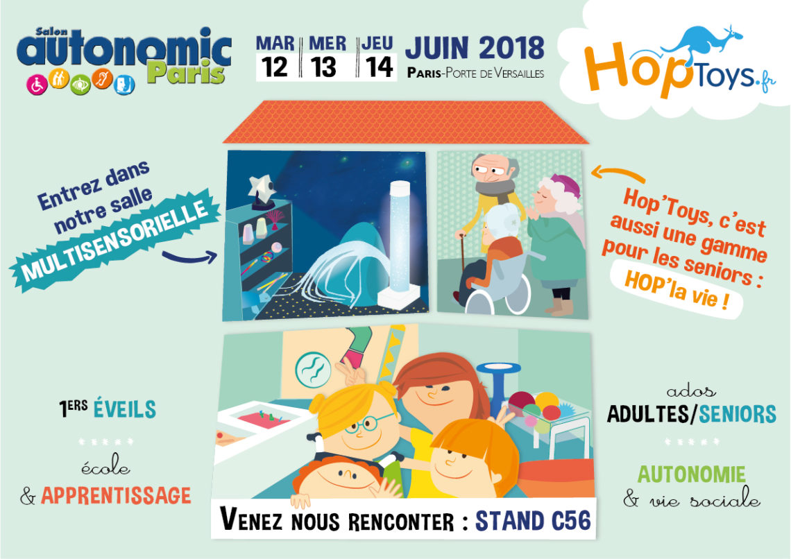 Hop'Toys au salon Autonomic à Paris les 8/9/10 juin - S'éveiller et  s'épanouir de manière raisonnée
