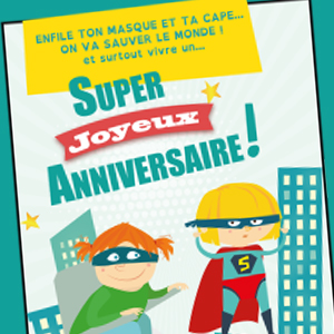 Une Carte D Invitation D Anniversaire Super Heros Blog Hop Toys