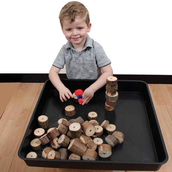 Boîte de tissus n°2 (Blancs) - Matériel Montessori - jeux enfants sensoriel