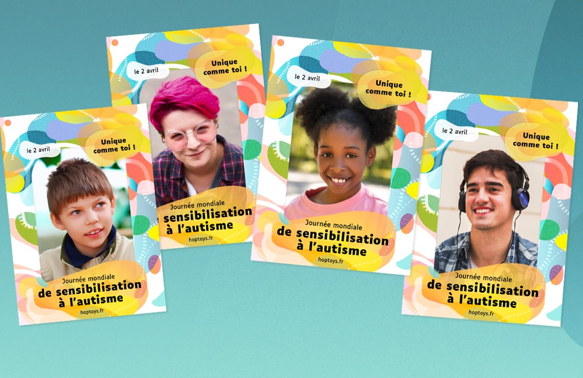 Sensibilisation à L'autisme : L'affiche Personnalisable - Blog Hop'Toys