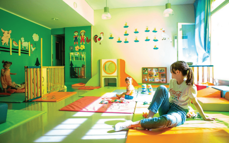 Salle de jeux du multi-accueil Messier